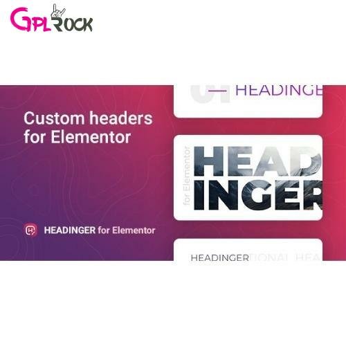 Customizable headings for Elementor – Headinger