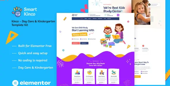 Kinco – Day Care & Kindergarten Elementor Template Kit